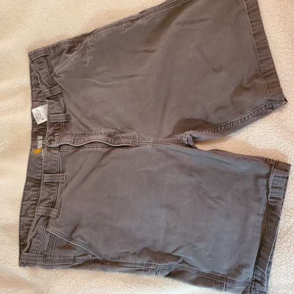 Carhartt Gray Cargo Shorts Durable Workwear Size 44 - Picture 2 of 6